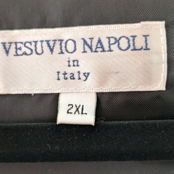 Vesuvio Napoli Dark Purple Paisley vest Size 2XL GUC - Picture 4 of 5